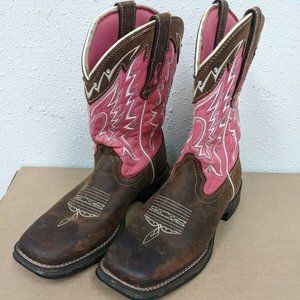 Durango Women's Lady Rebel 10" Pull-On RD3557, Boots Brown And Pink, Size 7.5M